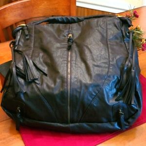 Cato leather like satchel